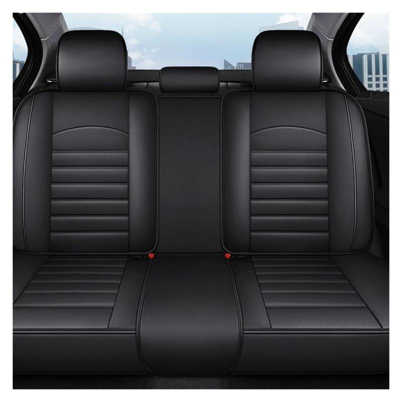 TPSOBRU Auto-Schonbezug Für Hyundai Für Ix35 Für Santa Für Tucson Für Renalang Für Domina Universal All Inclusive Auto Leder Sitzbezug Autositzbezug(Rear seat Cover) von TPSOBRU