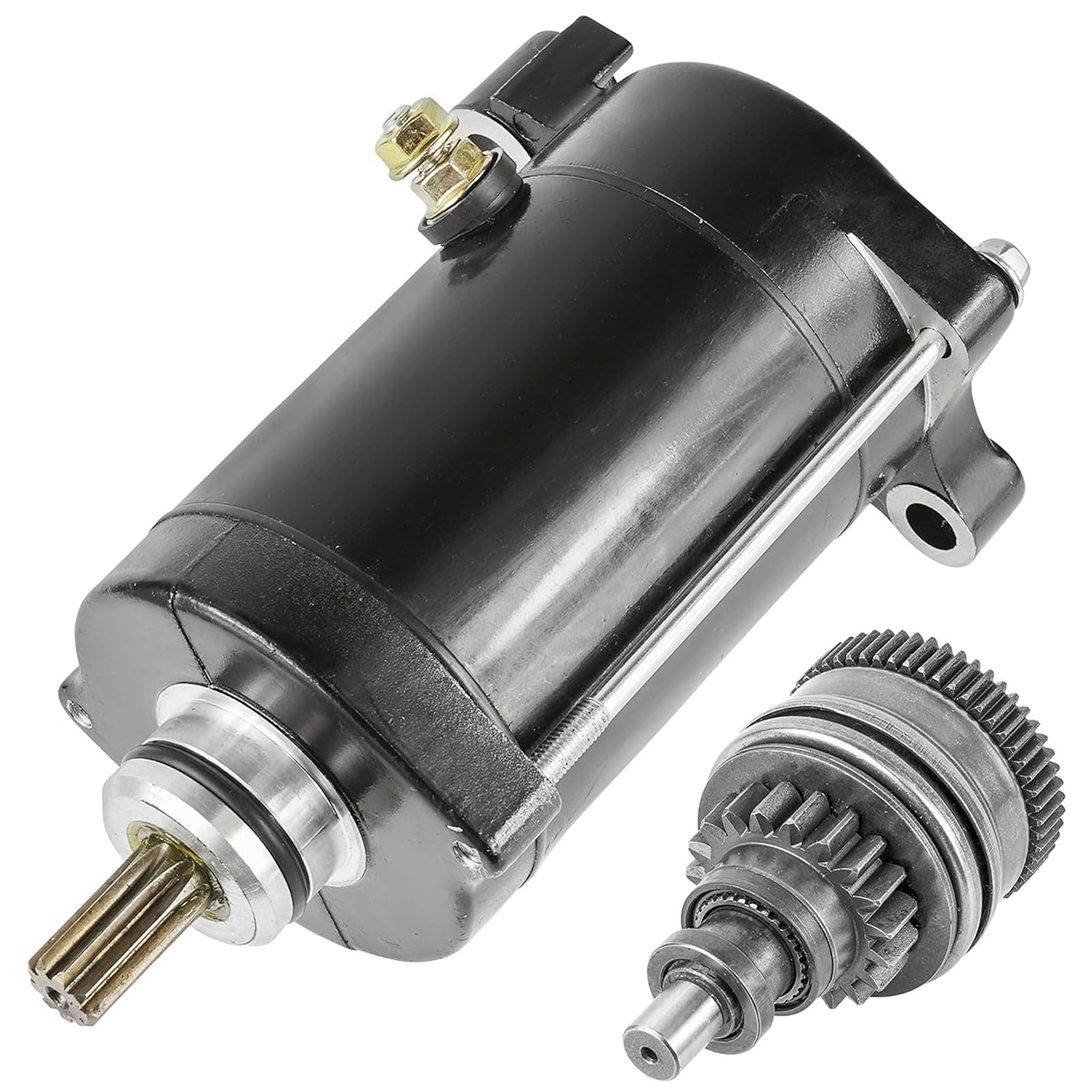 TPSOBRU Elektro Anlasser Für SuperJet 700 02-12 Für WaveRunner SuperJet 700 13-20 6M6-81800-10 Anlasser Und Antrieb Bendix Starter Motor(2 Set) von TPSOBRU