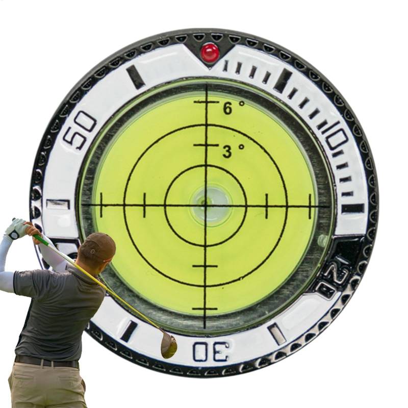 TQEBWUS Golf Green Reader,Golfballmarker | Doppelseitige Lesehilfe, grüner Lesekugelmarker - Tragbares Golf-Trainingsgerät für die Nutzung auf Golfplätzen und Basketballplätzen von TQEBWUS