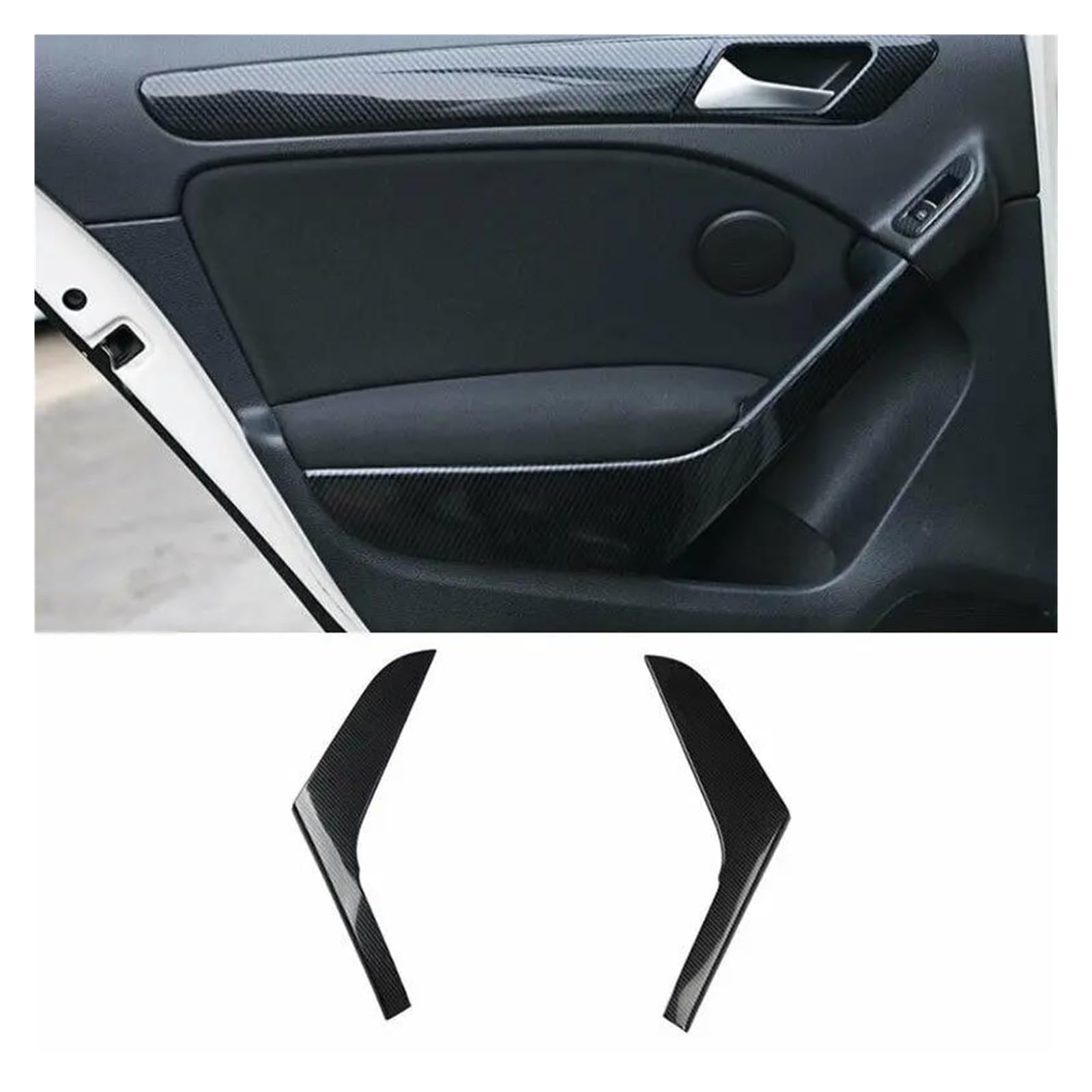 Innentürgriff Auto-Innengriff Innentürverkleidung Pull Trim-Abdeckung Links/rechts Für VW Für Golf 6 Für Mk6 11 12 2009-2013 5K4868039A/5K4868040A Türgriff Innen(2 PCs) von TQHSAG