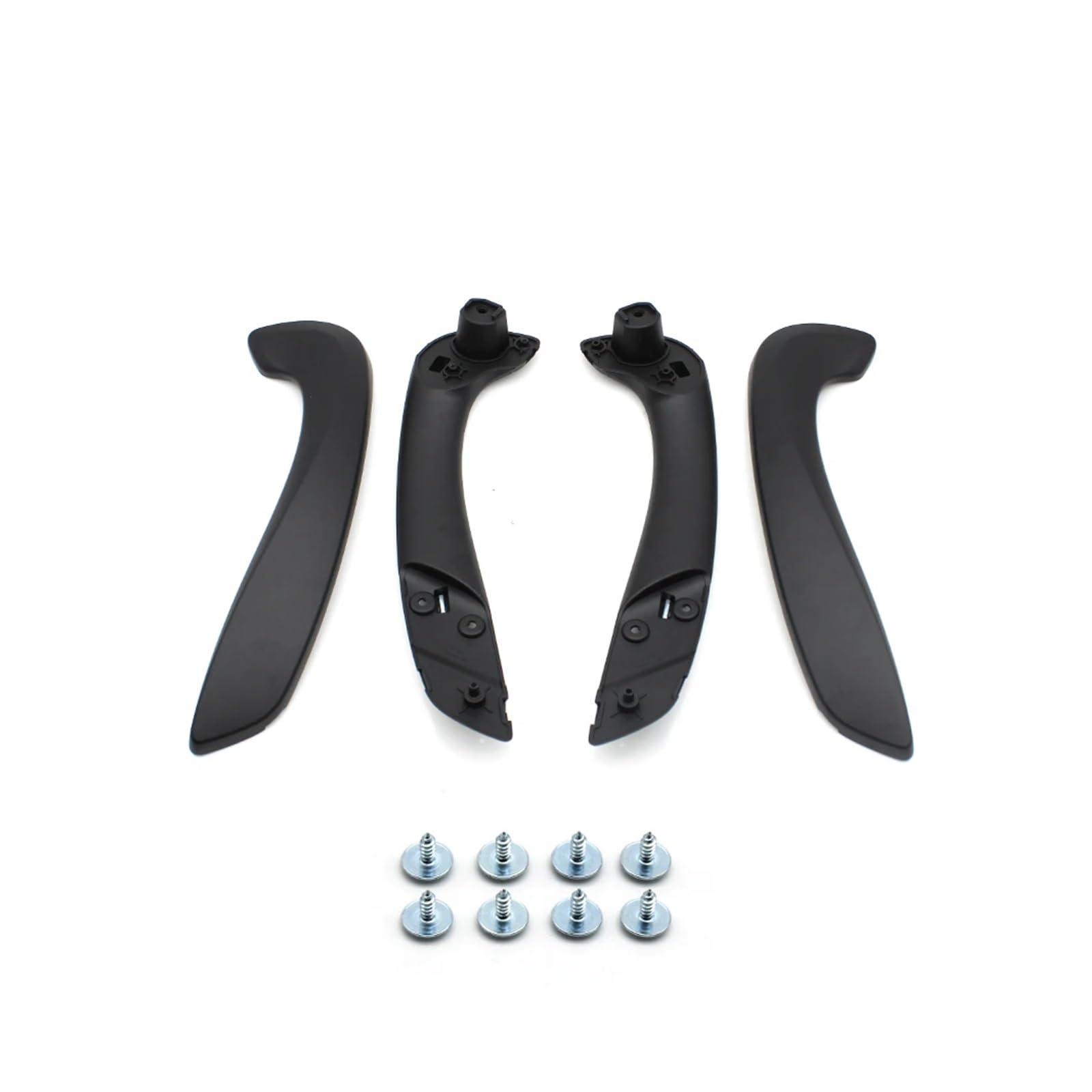 Innentürgriff Carbon Black Auto-Innenraum Vorne Links Rechts Türgriff Kit Für Megane 3 Für MK3 Für Fluence 809540001R 809600007R Türgriff Innen(Black 4PCs) von TQHSAG