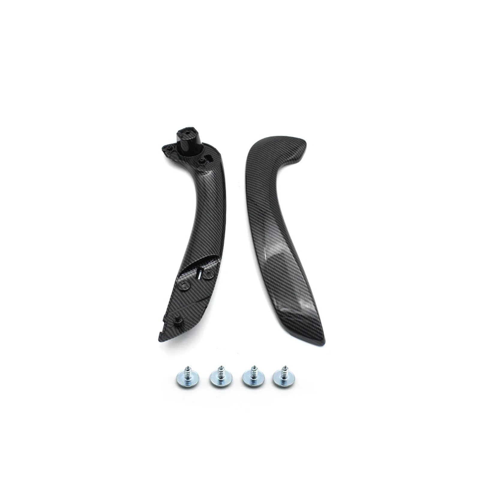 Innentürgriff Carbon Black Auto-Innenraum Vorne Links Rechts Türgriff Kit Für Megane 3 Für MK3 Für Fluence 809540001R 809600007R Türgriff Innen(Carbon R Kit) von TQHSAG