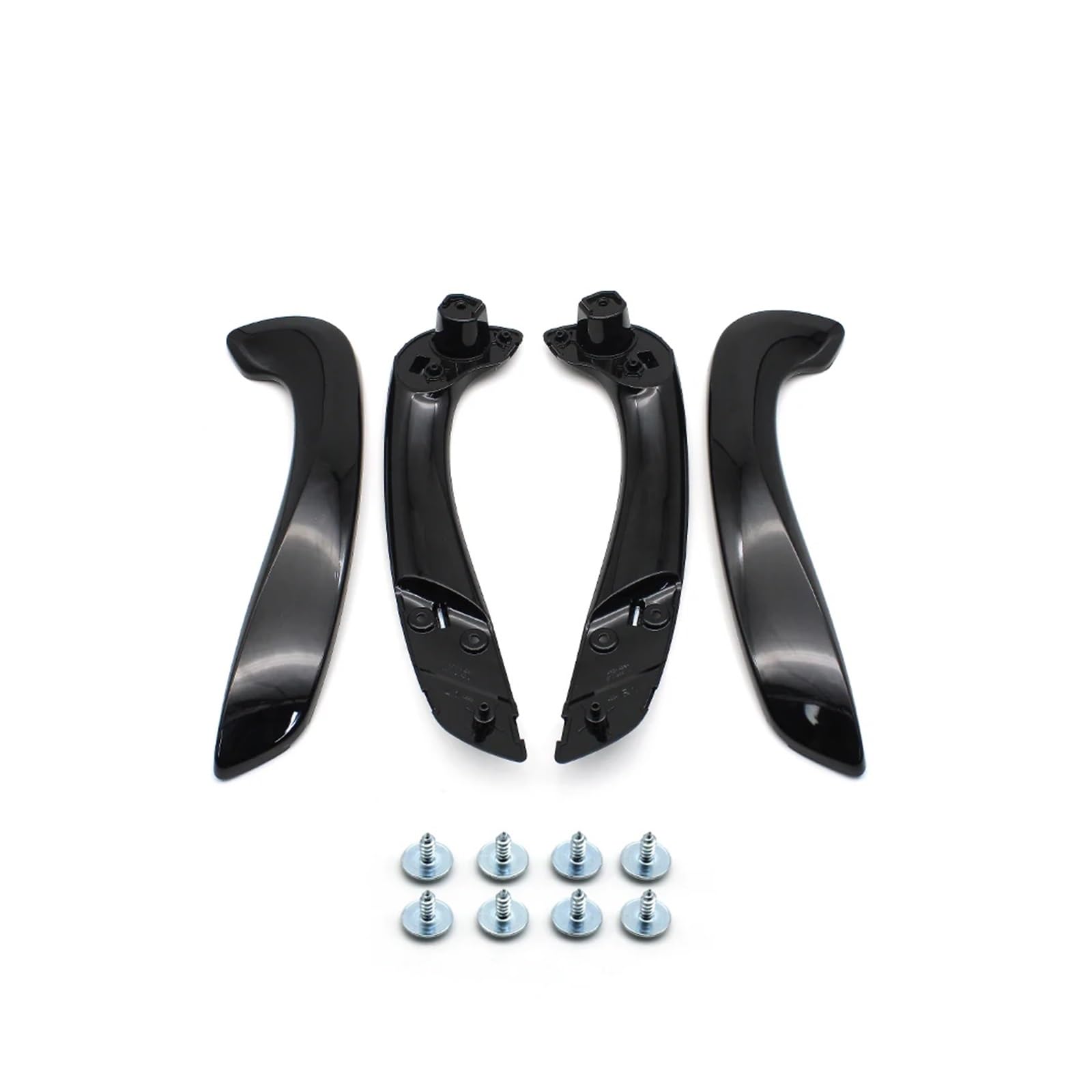 Innentürgriff Carbon Black Auto-Innenraum Vorne Links Rechts Türgriff Kit Für Megane 3 Für MK3 Für Fluence 809540001R 809600007R Türgriff Innen(Piano 4PCs) von TQHSAG