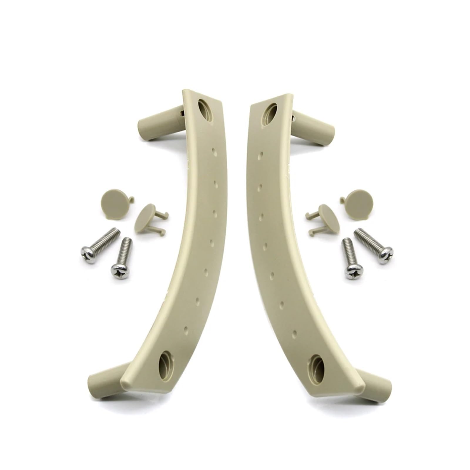 Innentürgriff Innen Links Rechts Tür Panel Pull Griff Abdeckung Reparatur Kit Ersatz Für VW 1998-2010 1C0867171A 1C0867172A Türgriff Innen(Beige 2PCs) von TQHSAG