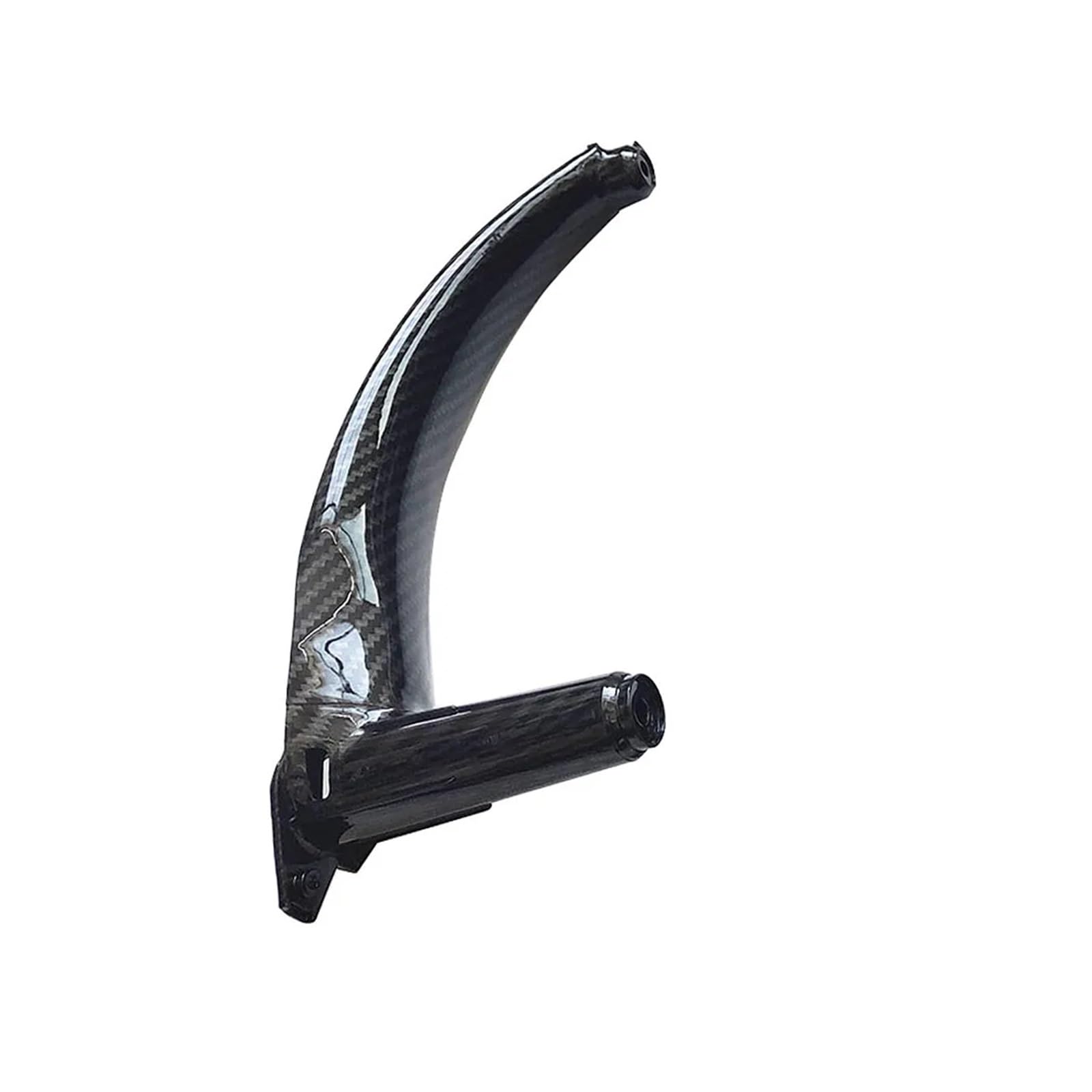 Innentürgriff LHD Auto Innentür Carbon Fiber Pull Griff Armlehne Abdeckung Trim Für X5 X6 E70 E71 2007-2013 Türgriff Innen(Rear Inside l) von TQHSAG