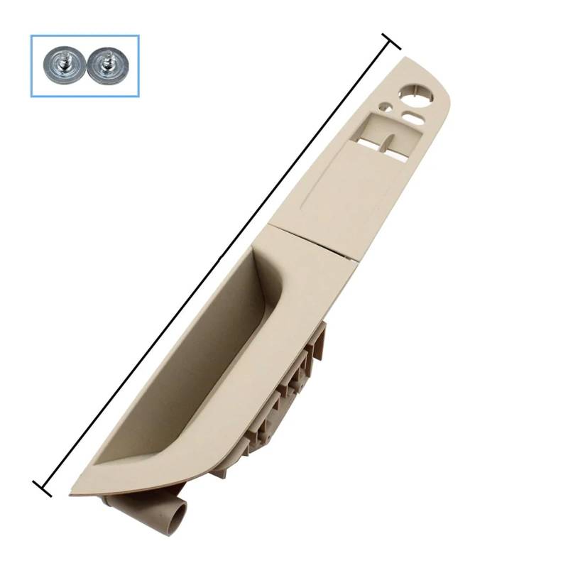 Innentürgriff LHD Innen Auto Tür Linke Armlehne Fenster Schalter Panel Griff Ersatz Für 3 Serie E92 Coupe 320i 330i 335i 2007-2014 Türgriff Innen(LHD Beige) von TQHSAG