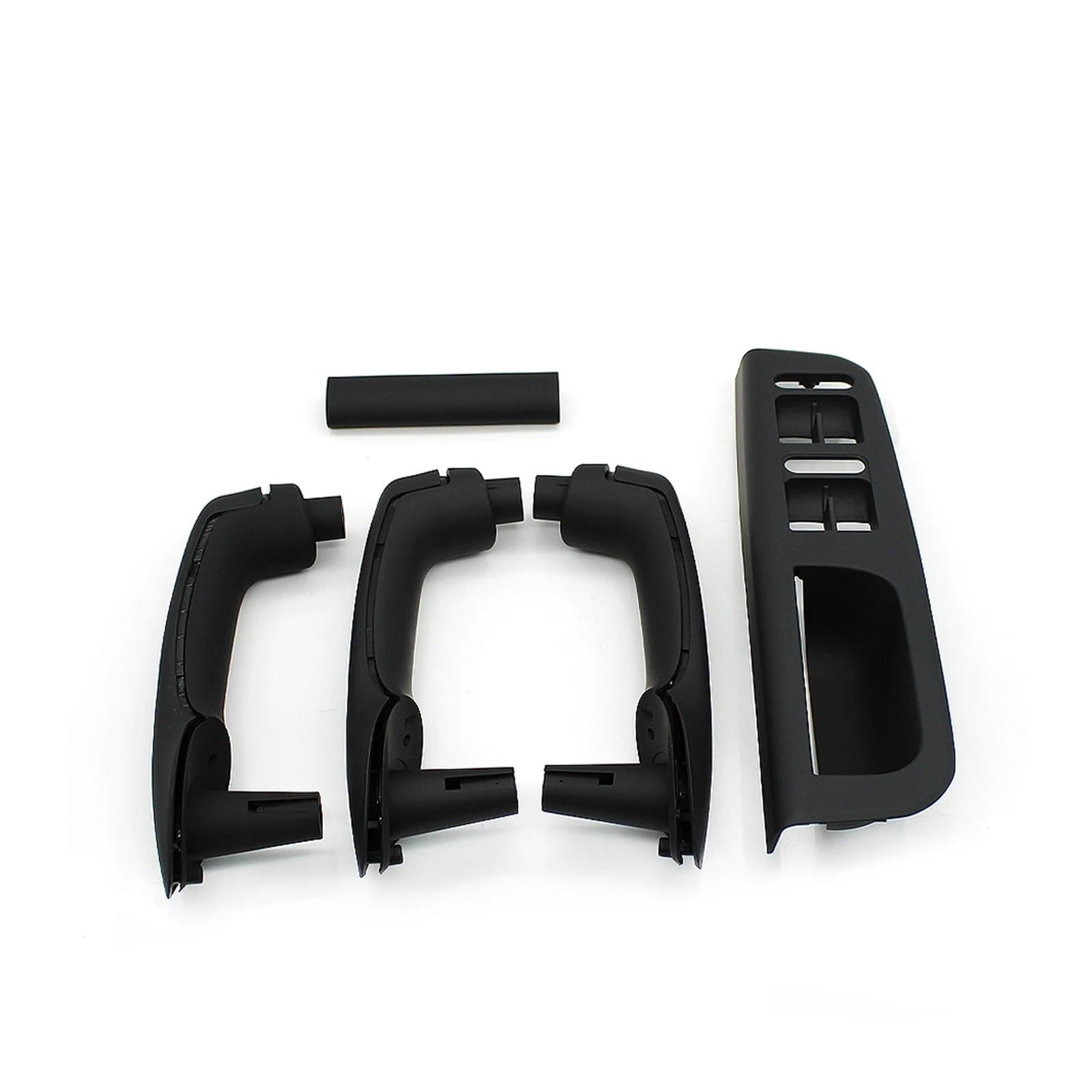 Innentürgriff RHD Autotür Innenfenster Schalter Panel Trim Innen Pull Griff Ersatz Für VW Für Bora Für Golf 4 Für MK4 Für Jetta Für Passat Türgriff Innen(R-Black 8PCS) von TQHSAG