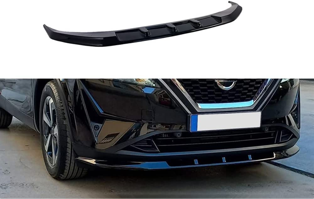 TQWISE Auto-Frontschutzspoiler für Nissan Qashqai Ⅲ (J12) 2021 2022 2023, Frontsplitter-Stoßstangenlippen-Körpersatz, Dekorativer Diffusor-Schutzspoiler von TQWISE