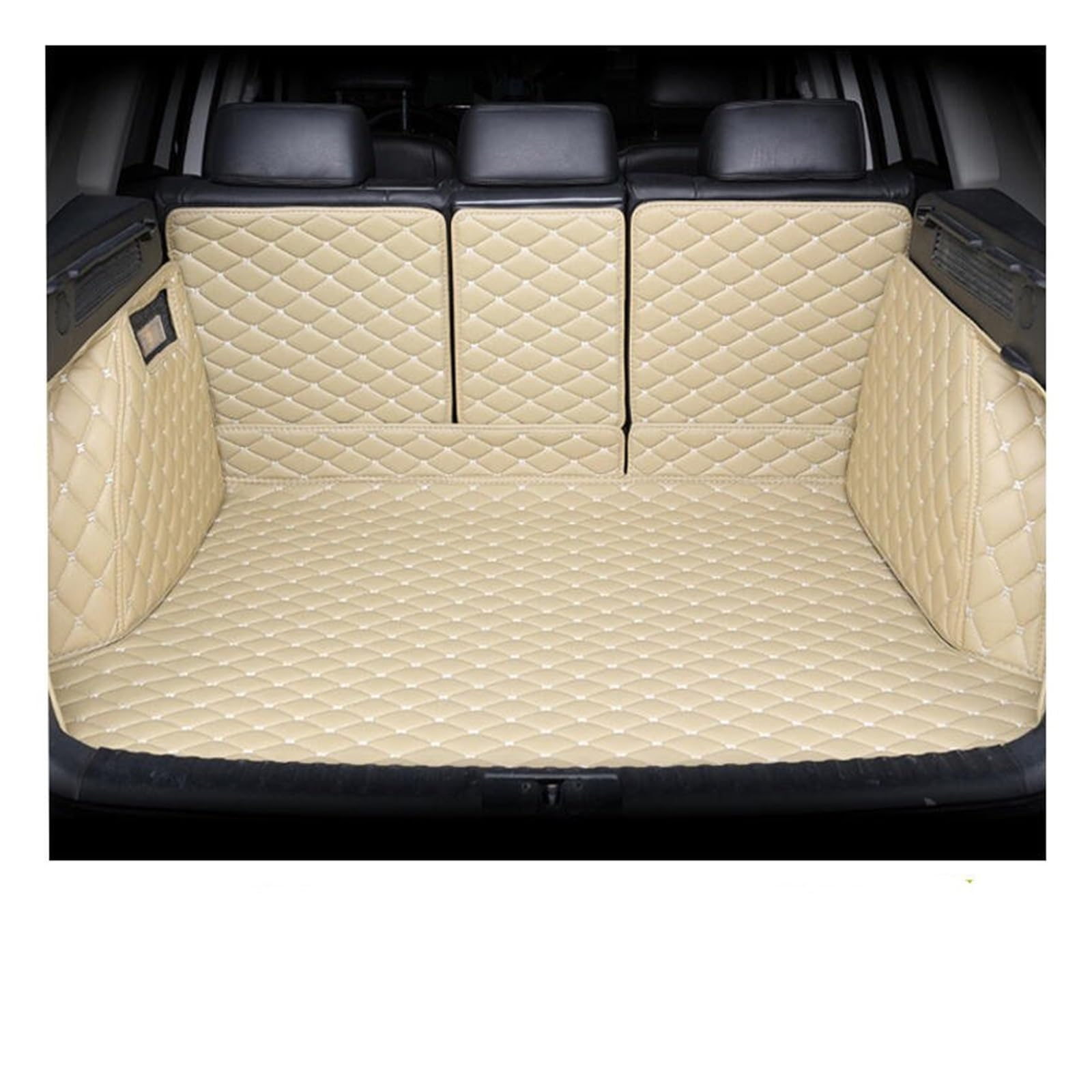 Auto Kofferraumwanne Für Volvo XC60 XC 60 2009 2010 2011 2012 2013 2014 2015 Automatten Vollständige Abdeckung Kofferraummatten Zubehör(Beige) von TRASH BIN