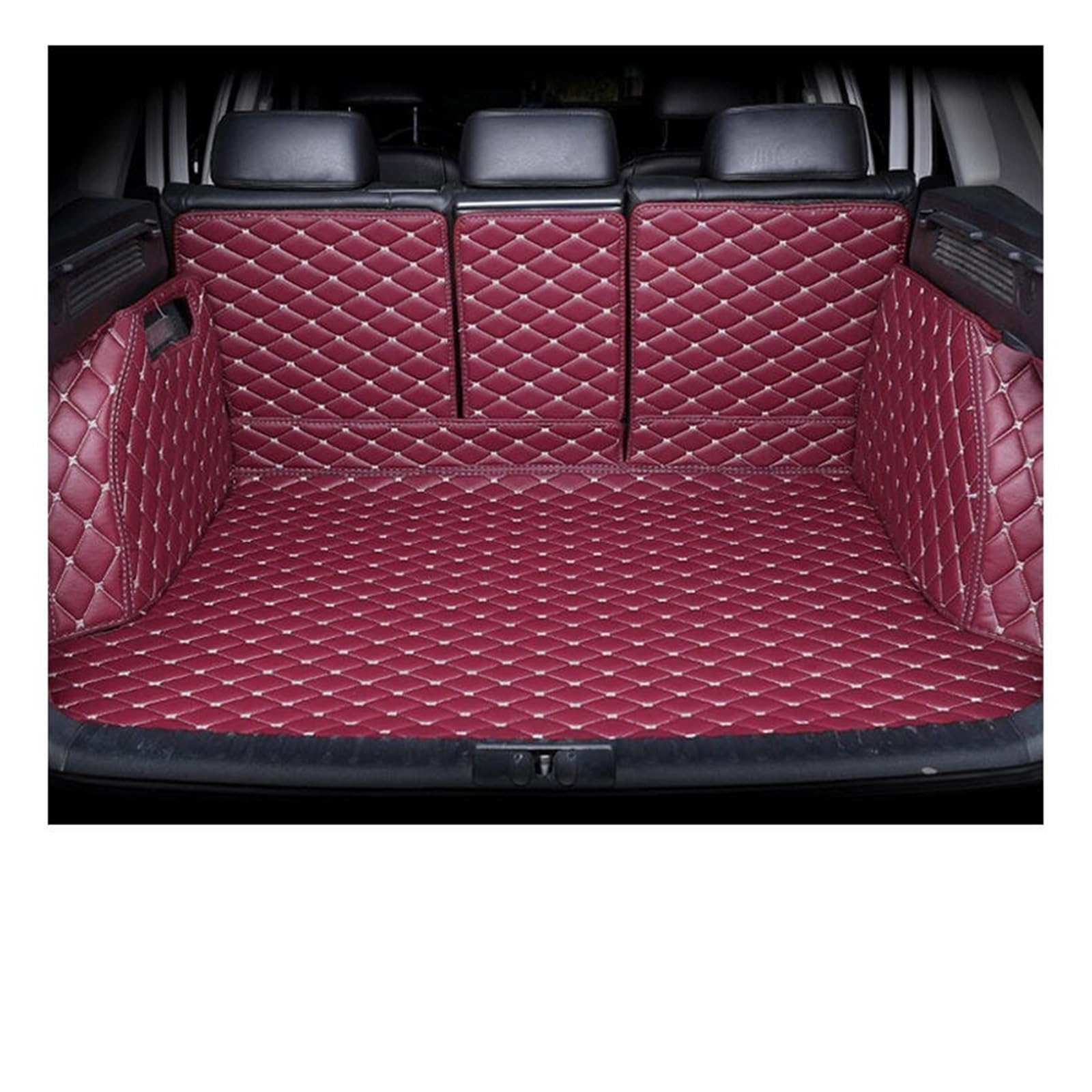 Auto Kofferraumwanne Für Volvo XC60 XC 60 2009 2010 2011 2012 2013 2014 2015 Automatten Vollständige Abdeckung Kofferraummatten Zubehör(Wine red) von TRASH BIN