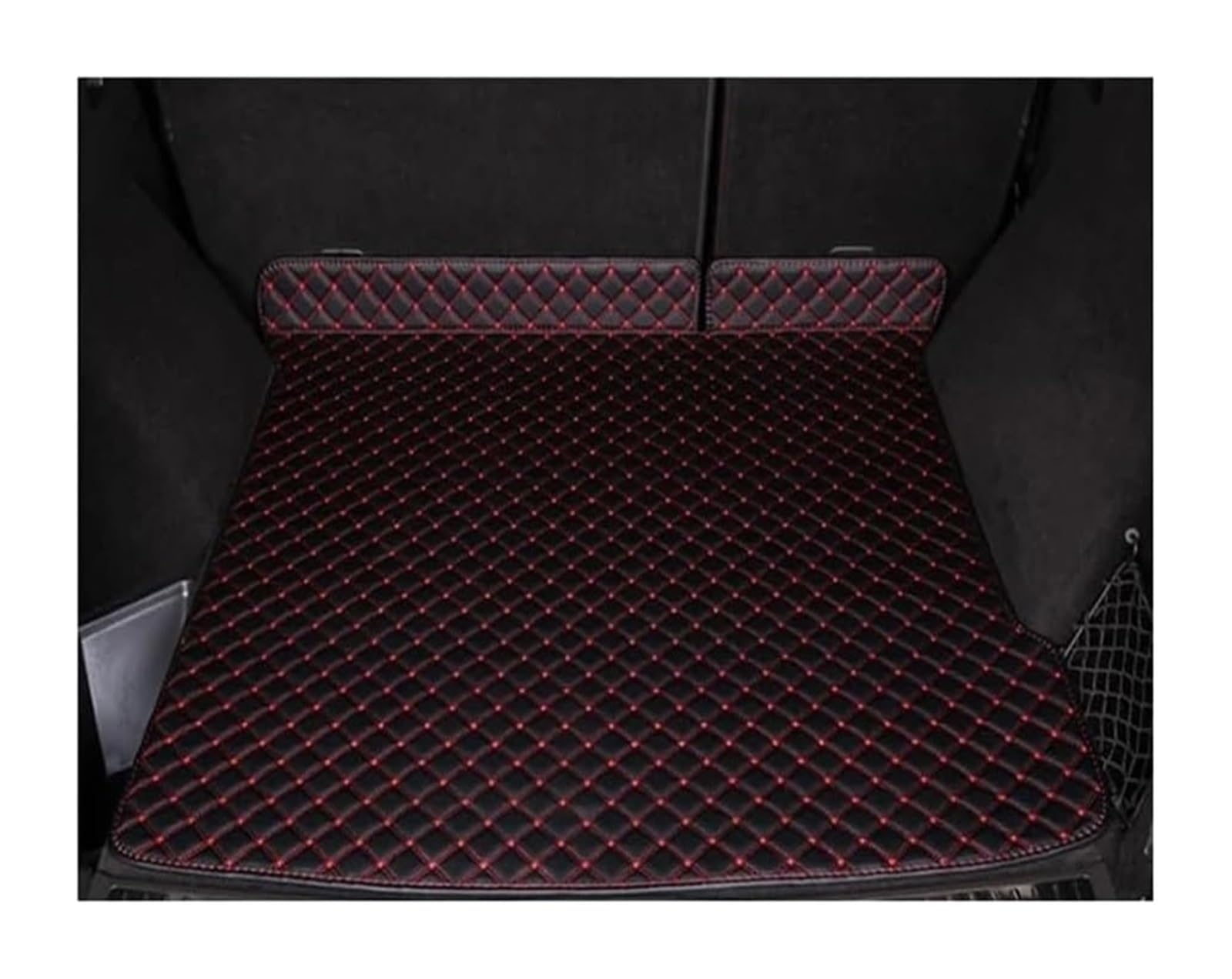 Koffers Schutzpolster Für Benz Für GLE Klasse 2015-2018 Cargo-Liner Kofferraum Teppiche Auto Kofferraum Schutz Innen Kofferraum Matten(Black red) von TRASH BIN