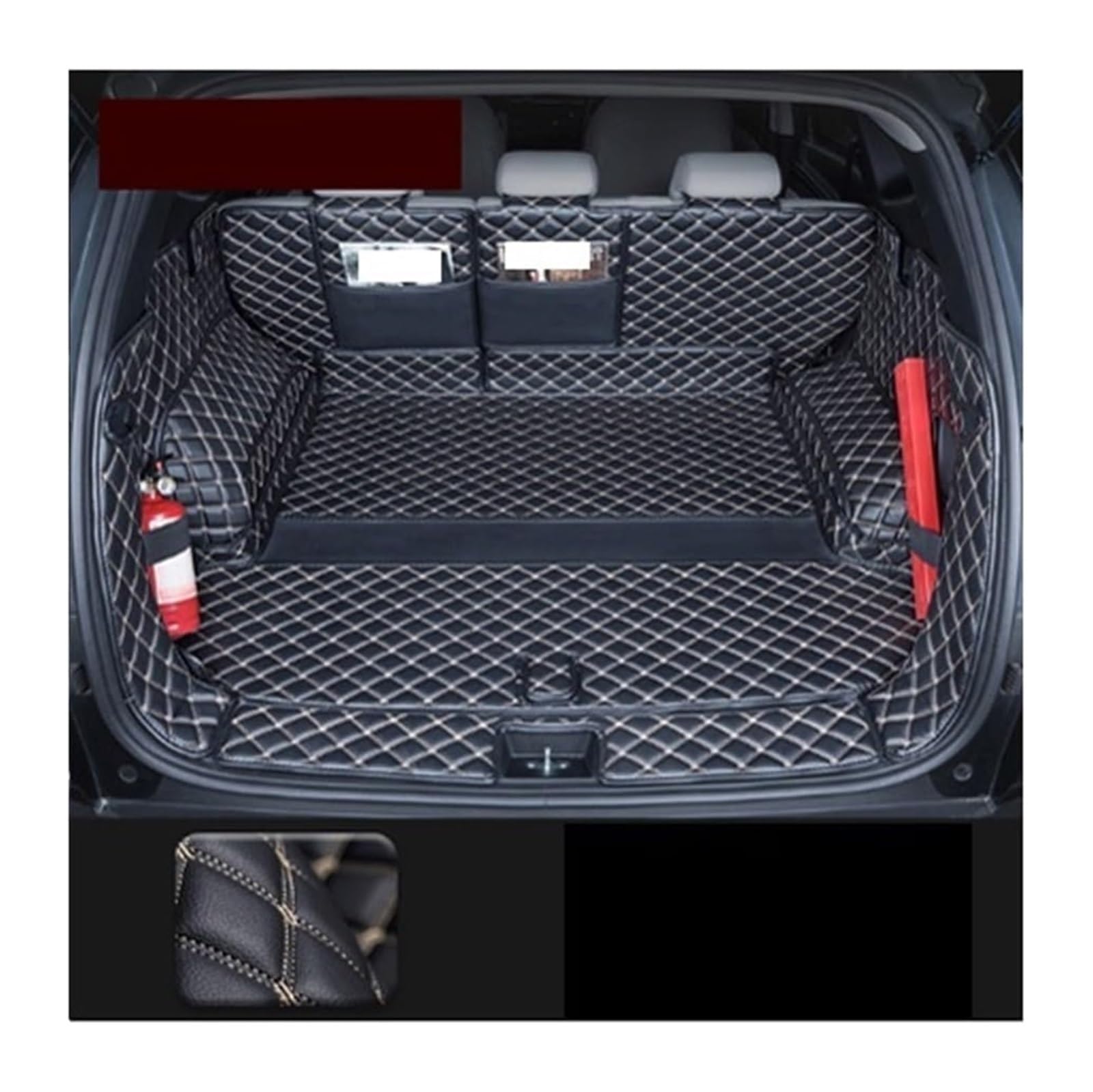 Koffers Schutzpolster Für Hyundai Für Tucson Für NX4 2021 Boot Liner Auto Boot Schutz Innen Kofferraum Matte Matten Liner Pad Cargo-Liner von TRASH BIN