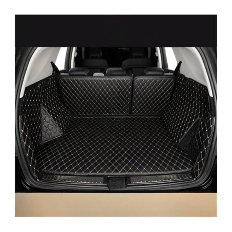 Koffers Schutzpolster Für Peugeot Für 2008 2013-2019 Auto Cargo-Liner Pads Kofferraum Teppich Auto Kofferraum Schutz Innen Kofferraum Matten Fit(Black Beige) von TRASH BIN