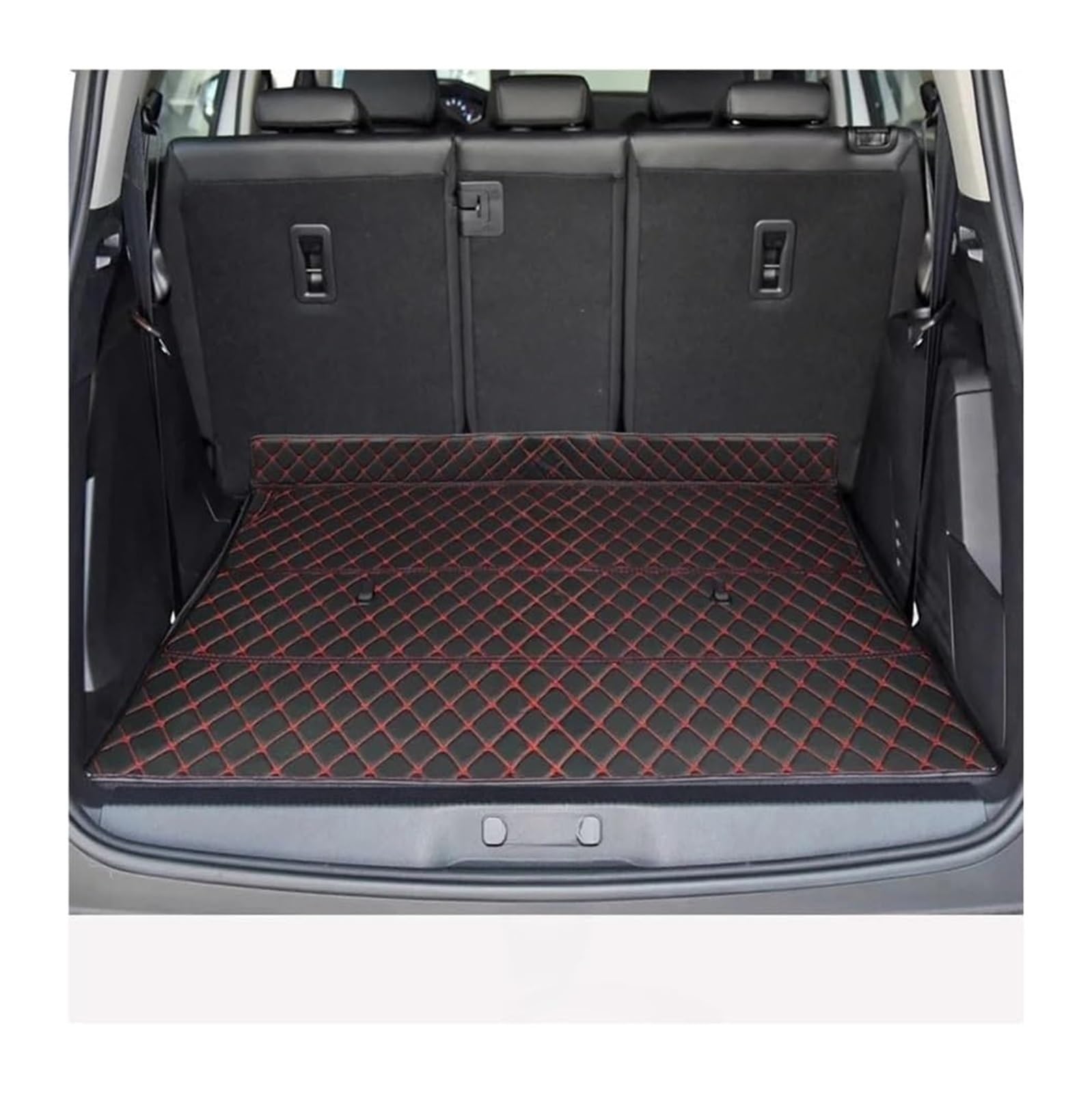 Koffers Schutzpolster Für Peugeot Für 5008 2017-2024 Auto Cargo Liner Pad Liner Auto Boot Schutz Innen Auto Kofferraum Matte von TRASH BIN