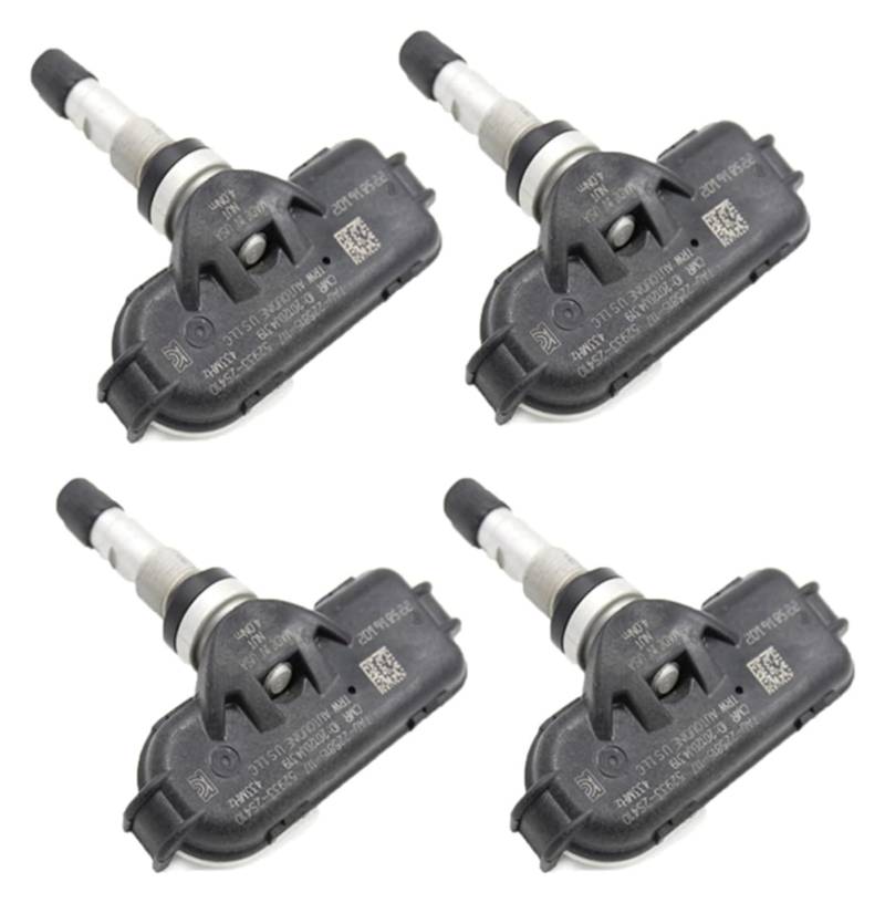 Auto Reifen Sensor TPMS Für Hyundai Für Equus Für Elantra 2007 2008 2009 2010 2011 2012 2013 2014 2015 2016 2017 4 Pcs Auto Reifendruck Sensor von TRASH BIN