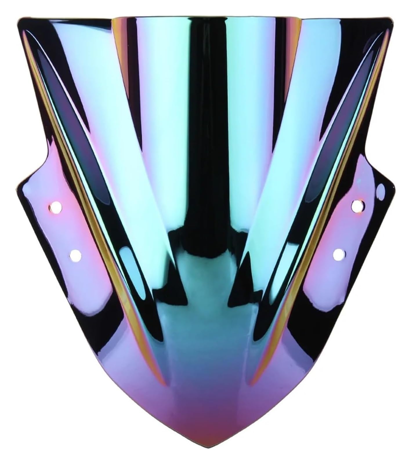 Windschutz Deflektor Für KAWASAKI Für EX-300 2013-2017 Double Bubble 2017 Für NINJA 300 250 Motorrad Winddicht Windschutzscheibe Windschutz Verkleidung(Deep-Iridium) von TRASH BIN