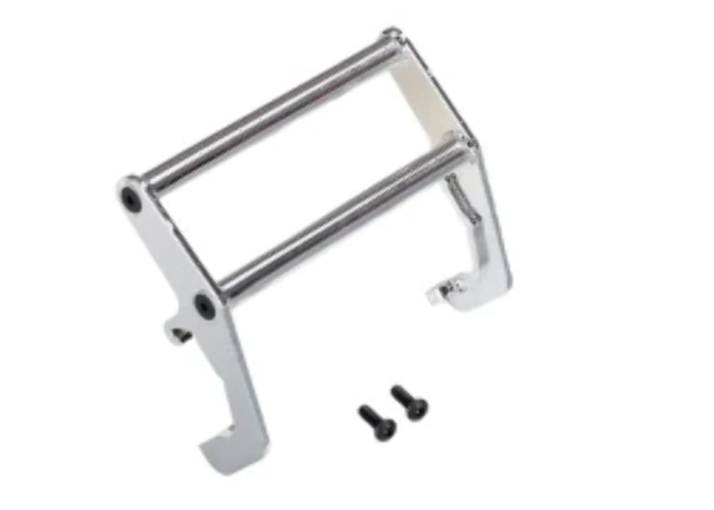 Traxxas Push Bar Bumper Chrom (montiert) passt 8137 Bumper von TRAXXAS