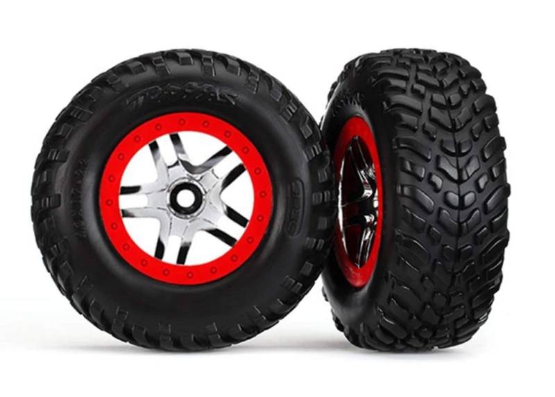 Traxxas Reifen+Felge montiert 2.2 3.0 SCT Split Spoke Foam Einlage von TRAXXAS