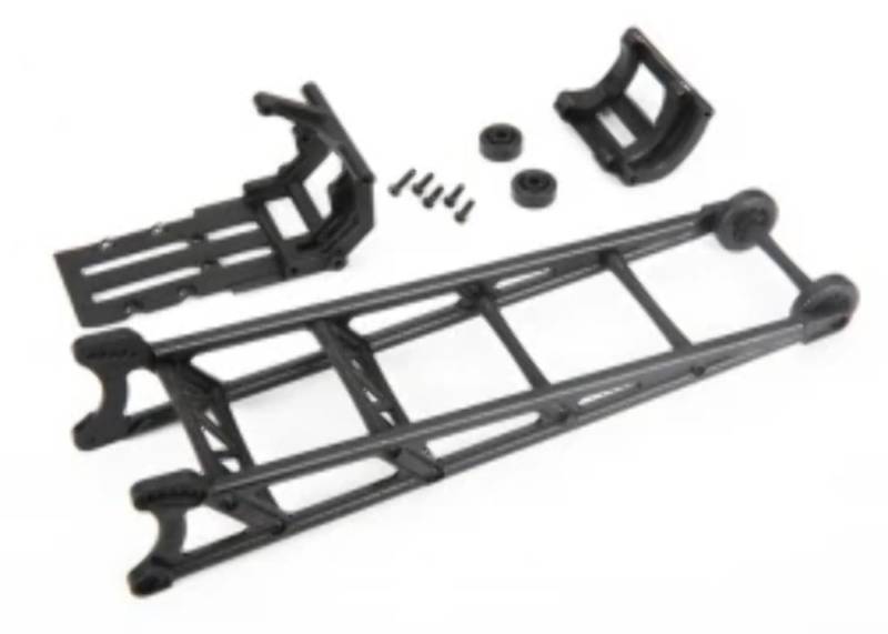 TRAXXAS Wheelie Bar Schwarz Montiert (Inkl. Magnum 272 Kompatible Ha von TRAXXAS