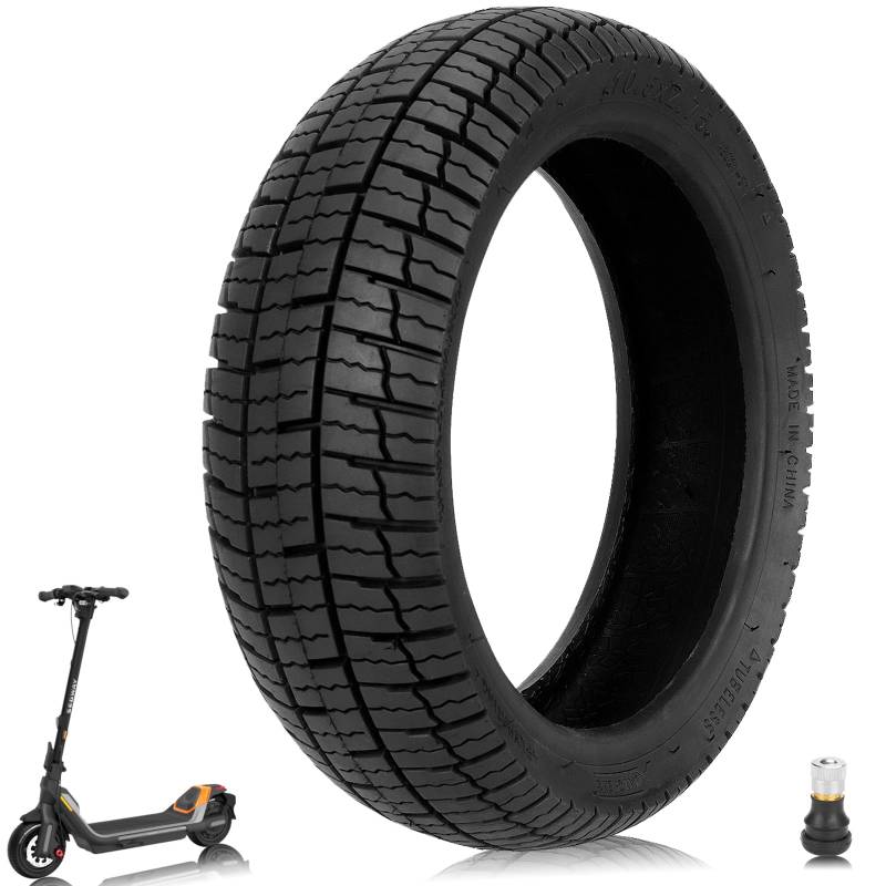 10.5 * 2.75 Tubeless-Reifen für Segway Ninebot P65 P100 P100su Elektroroller 10-Zoll Ersatzreifen Schlauchloser Reifen Langlebiger, Rutschfester Gummi Vorne und Hinten Ersatzräder für Scooter (1 PCS) von TREFAN