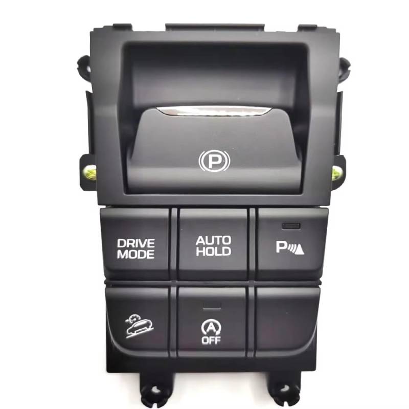 Kompatibel mit Hyundai für Tucson 2016 2017, elektronischer Handbremsschalter, kompletter Flow-Konsolenschalter 93300-D3010 Auto Handbremsschalter von TREGOO