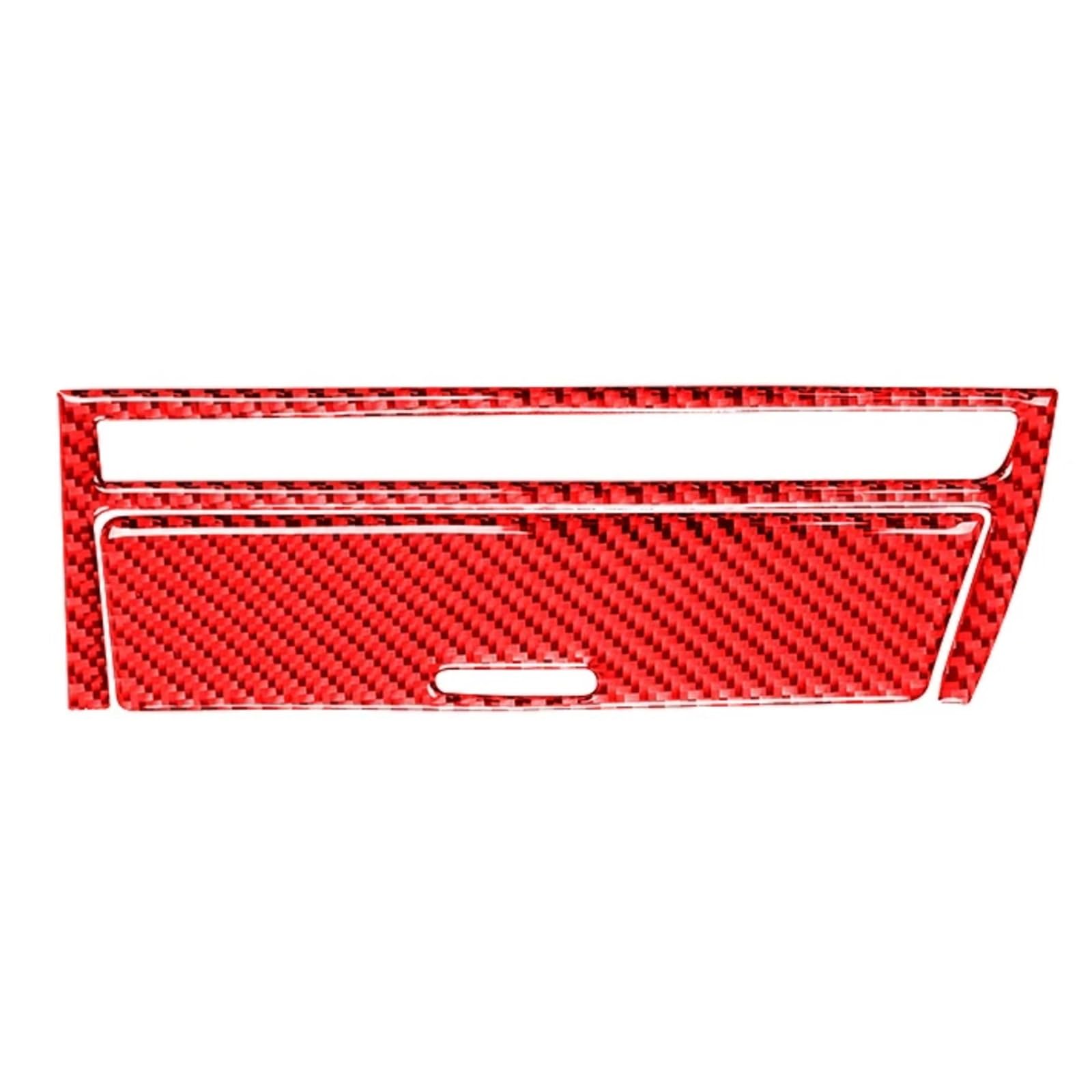 TREGOO Innere Dekorationsabdeckung Kompatibel Mit 3er E46 1999 2000 2001 2002 2003 2004 Innenraum-Schalthebel Für Zigarettenanzünder Im Auto(Red,RHD) von TREGOO