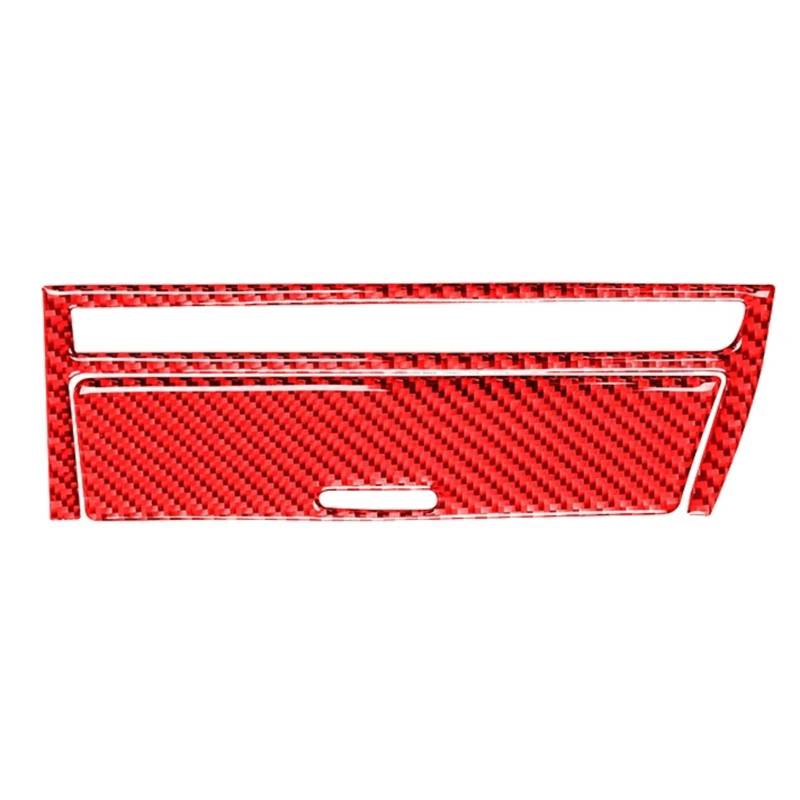 TREGOO Innere Dekorationsabdeckung Kompatibel Mit 3er E46 1999 2000 2001 2002 2003 2004 Innenraum-Schalthebel Für Zigarettenanzünder Im Auto(Red,RHD) von TREGOO