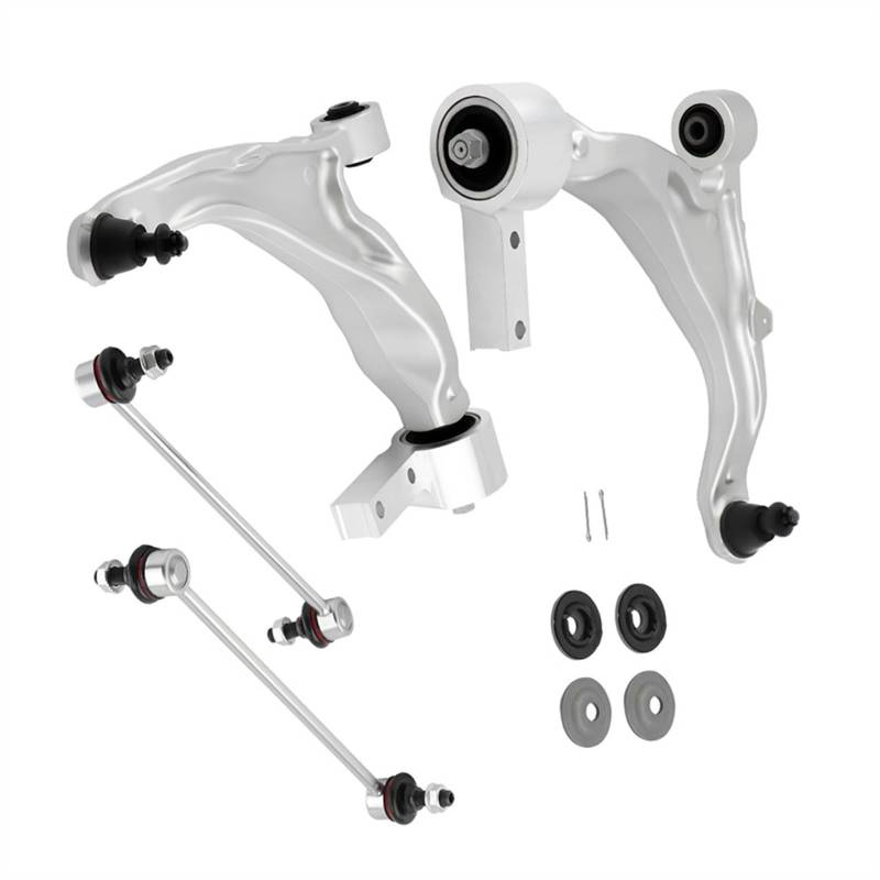 TREGOO Kompatibel Mit Acura Für MDX 2007 2008 2009 2010 2011 2012 2013 Für ZDX 2010 2011 2012 2013 Aufhängung Vorne Unten Querlenker Stabilisatorverbindungen Kit Querlenker Verbindungssatz von TREGOO