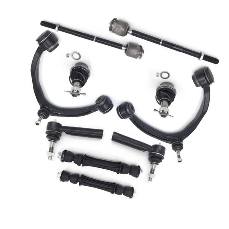 TREGOO Kompatibel Mit GMC Für Sierra 1500 2008–2013 Für Yukon XL 1500 2007–2014. Vorderer Oberer Querlenker, Kugelgelenk, Stabilisator, Spurstangenköpfe-Kits Querlenker Verbindungssatz von TREGOO