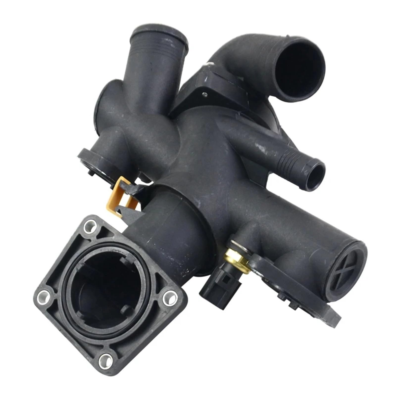 TREGOO Kompatibel Mit Jaguar Für S-Typ Für XF Für XJ8 Für XK8 Für XKR AJ811793 Auto Motor Kühlwasser Thermostat Gehäuse Montage Auto Kühlmittelthermostat von TREGOO