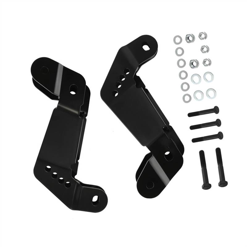 TREGOO Kompatibel Mit Jeep Für Wrangler JK JKU 2007–2013 2014 2015 2016 2017 2018 Wishbone Aufhängungsarm Vorderer Querlenker Korrektur Drop Bracket Querlenker Verbindungssatz von TREGOO