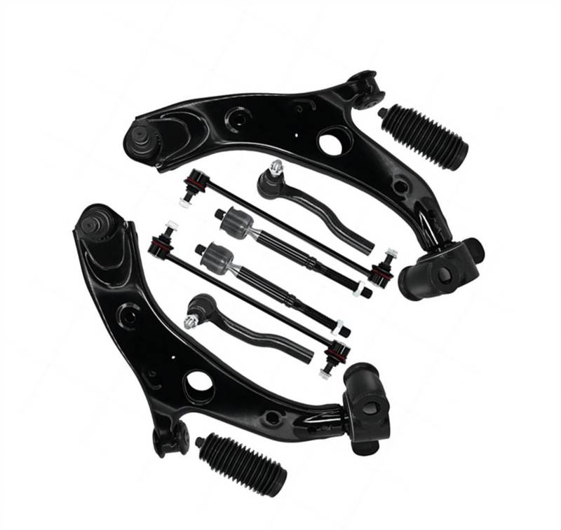 TREGOO Kompatibel Mit Mazda 3 Sport 2014 2015 2016 2017 2018 Wishbone-Radaufhängung, Vorderer Unterer Querlenker, Spurstangenmanschette, Stabilisatorverbindungssatz Querlenker Verbindungssatz von TREGOO