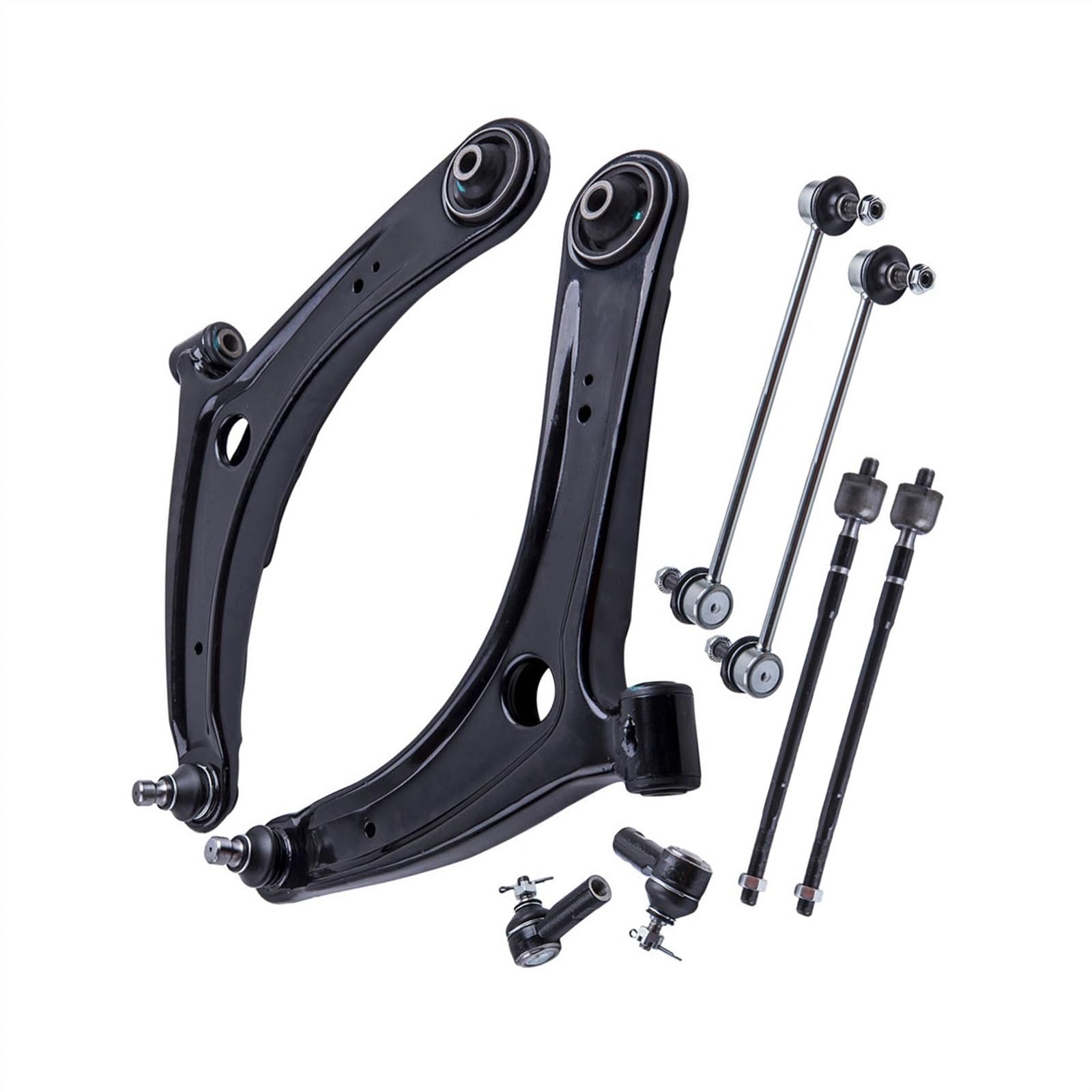 TREGOO Kompatibel Mit Mitsubishi Für Lancer Für Outlander 2008–2013 2014 2015 2016 2017 4013A009 Aufhängung Vorne Unten Querlenker Stabilisatorverbindung Querlenker Verbindungssatz von TREGOO