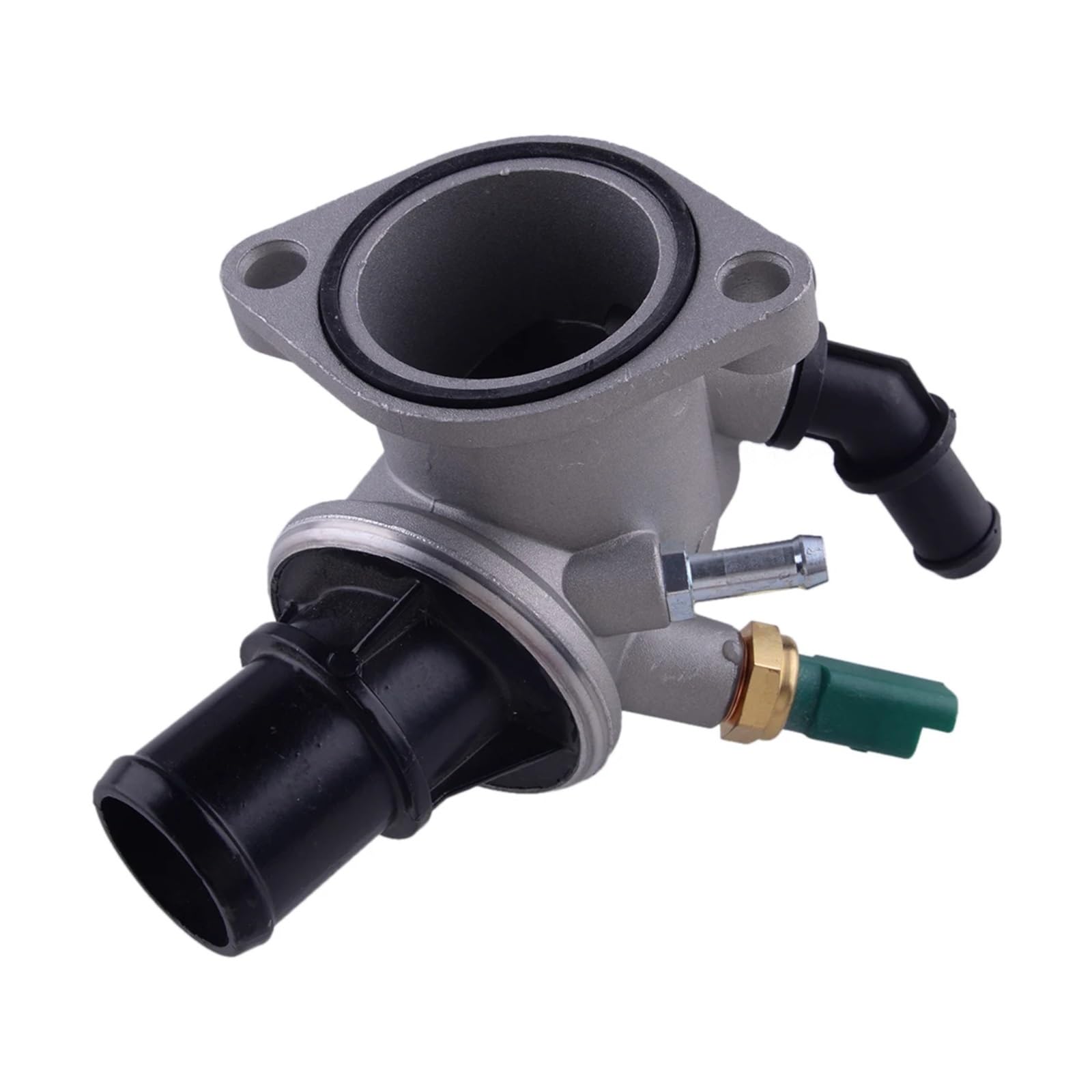 TREGOO Kompatibel Mit Opel Für Vectra C 2002–2021 Für Astra H 2004–2021 Für Zafira B 2005–2021 55203388 Thermostatgehäuse Mit Sensor Auto Kühlmittelthermostat von TREGOO