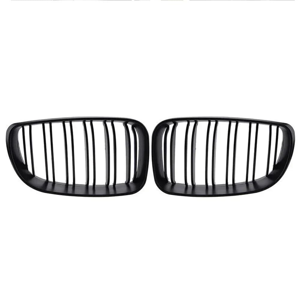 TREGOO Kühlergrill für Autos Kompatibel Mit 1er E81 E87 E82 E88 128I 130I 135I 2007 2008 2009 2010 2011 Auto Frontgrills Stoßstangenhaube Niereneinlassgitter(Matte Black) von TREGOO