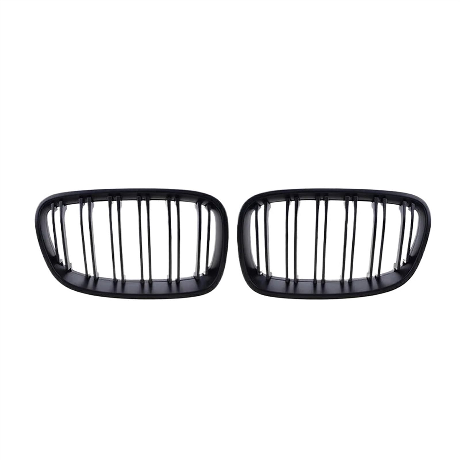 TREGOO Kühlergrill für Autos Kompatibel Mit 1er F20 M140i 118d F21 2012 2013 2014 Front Diamonds Style Grille Zubehör Front Kühlergrills Ersetzen(Double-Matte Black) von TREGOO