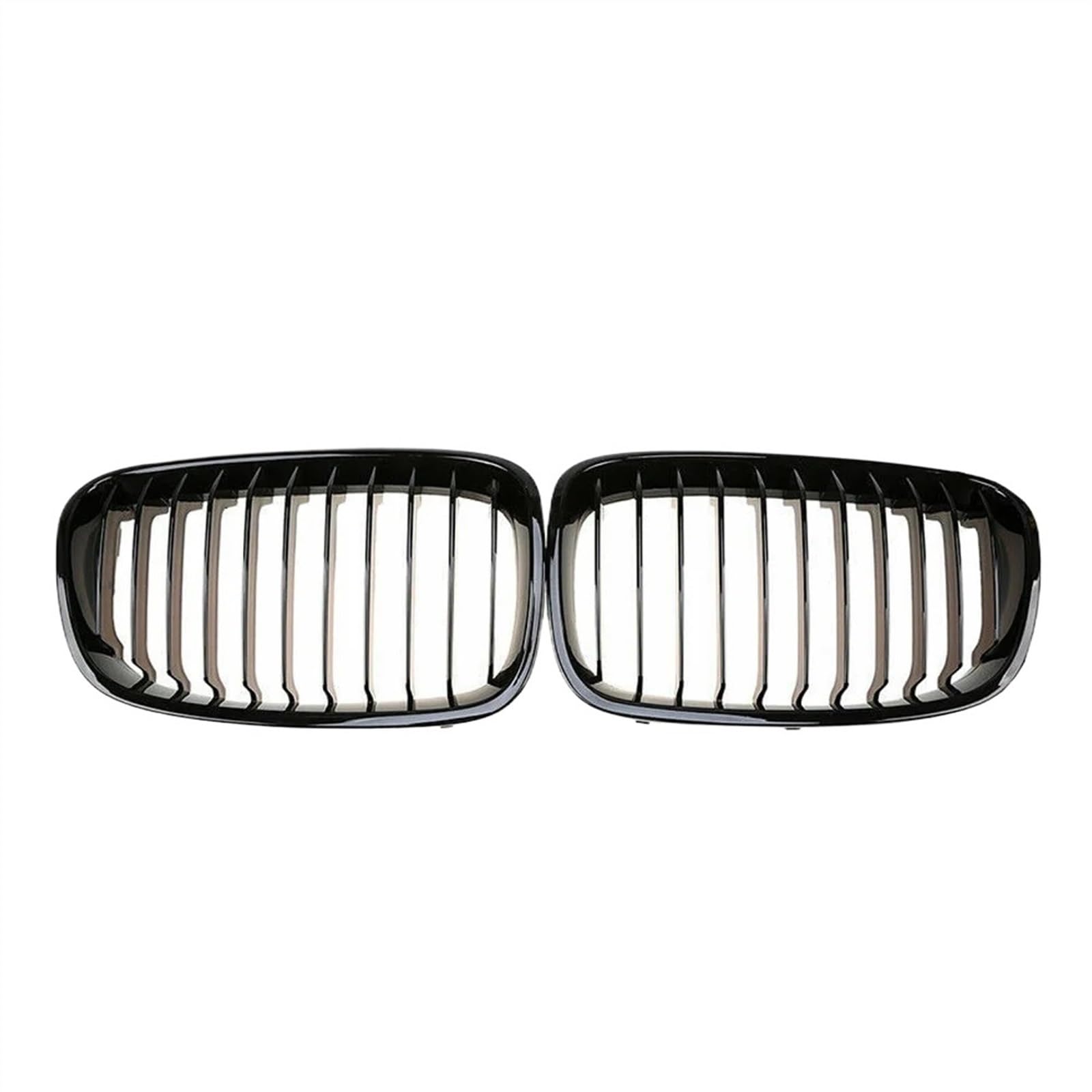 TREGOO Kühlergrill für Autos Kompatibel Mit 1er F20 M140i 118d F21 2012 2013 2014 Front Diamonds Style Grille Zubehör Front Kühlergrills Ersetzen(Single-Gloss Black) von TREGOO