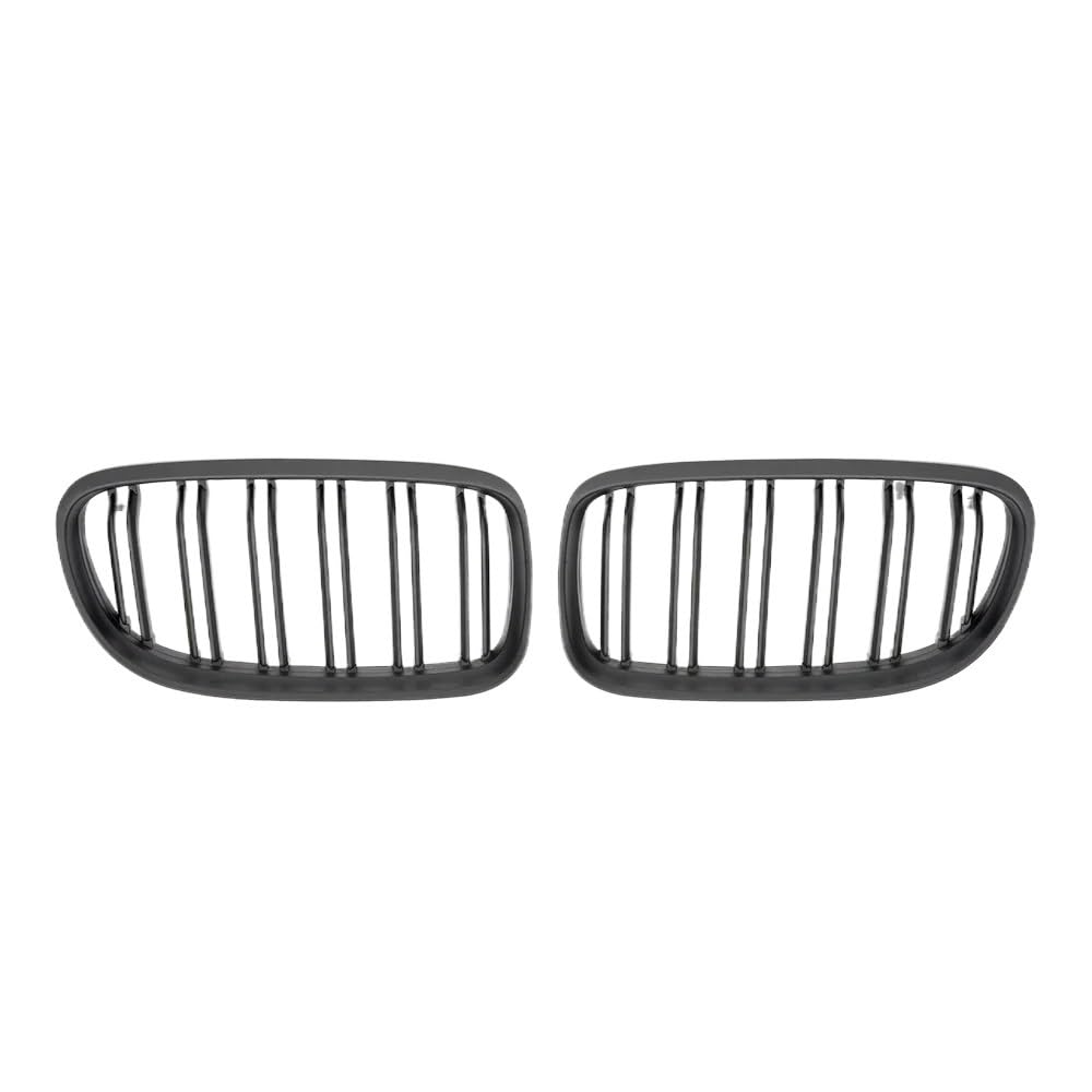 TREGOO Kühlergrill für Autos Kompatibel Mit 3er E90 E91 2009 2010 2011 2012 Auto Front Mittelstoßstangengrill Doppellamellen Glanzschwarz Auto-Styling-Ersatz(Matte Black) von TREGOO