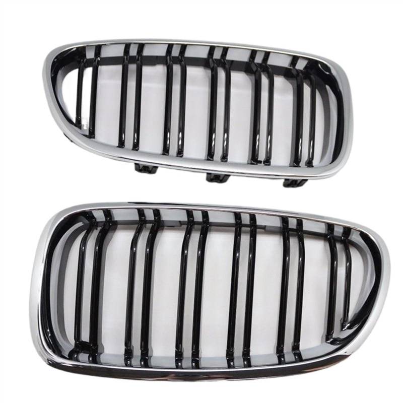 TREGOO Kühlergrill für Autos Kompatibel Mit 5er F10 F11 2010 2011 2012 2013 2014 2015 Auto-Frontstoßstangengrill Auto-Frontkühlergrill Nierengrill von TREGOO