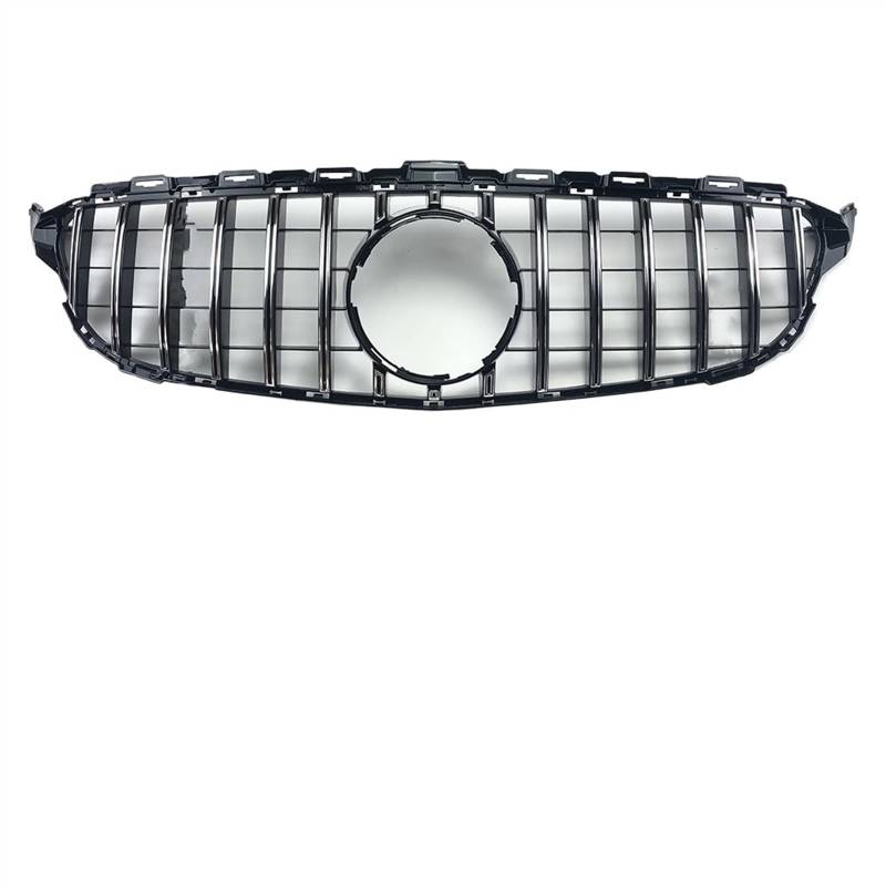 TREGOO Kühlergrill für Autos Kompatibel Mit Benz W205 S205 C205 C260 C250 C180 C200 C300 2014 2015 2016 2017 2018 2019 2020 2021 Auto Frontstoßstangengrill(Silver,2014-2018) von TREGOO