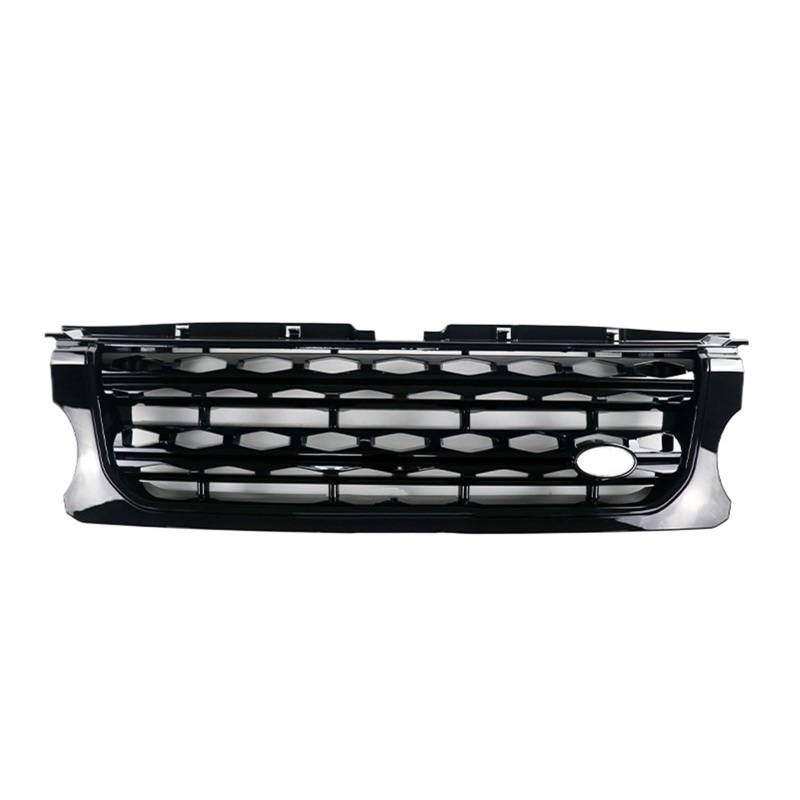 TREGOO Kühlergrill für Autos Kompatibel Mit Land Für Rover Für Discovery LR4 L319 2014 2015 2016 Frontstoßstange Mittelteil Styling Oberer Renngrill Autozubehör(All Black) von TREGOO