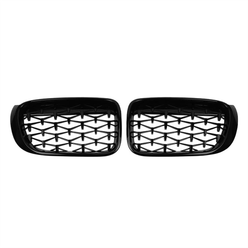 TREGOO Kühlergrill für Autos Kompatibel Mit X3 X4 F25 F26 2014 2015 2016 2017 Auto Frontstoßstange Rennkühler Nierengitter Frontgrill Zierstreifen Abdeckung(Black) von TREGOO