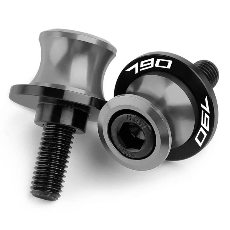 TREONK M6 Ständeraufnahme - Montageständer Adaptr Motorrad Prismabuchsen Bobbins Kompatible für 790 Duke 790 ADVENTURE von TREONK