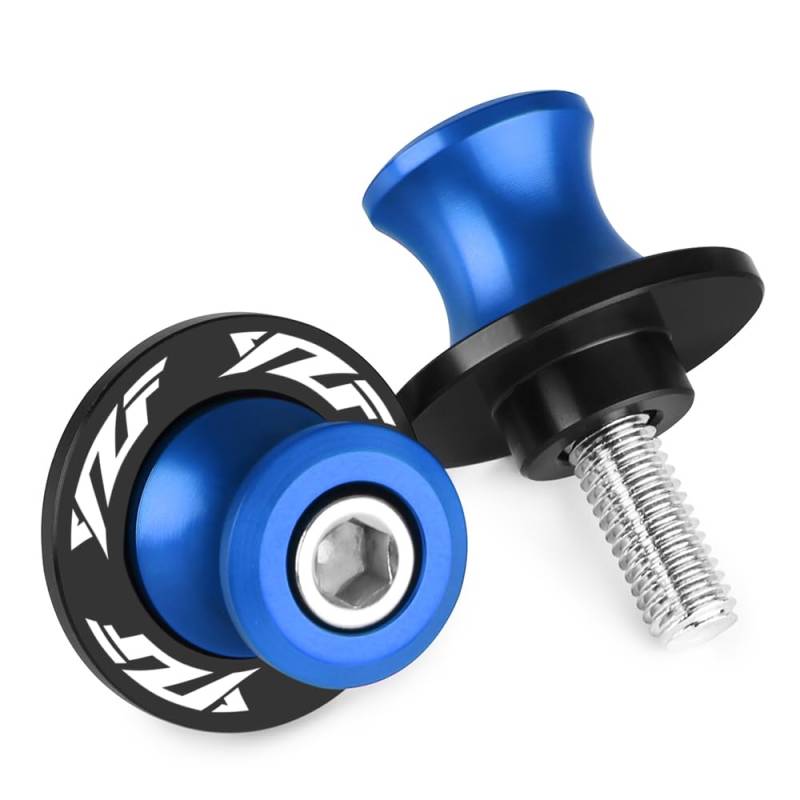 TREONK M6 Ständeraufnahme - Montageständer Adaptr Motorrad Prismabuchsen Bobbins Kompatible für YZF R1 R3 R6 R6S R25 R125 600R YZFR7 YZFR6 von TREONK