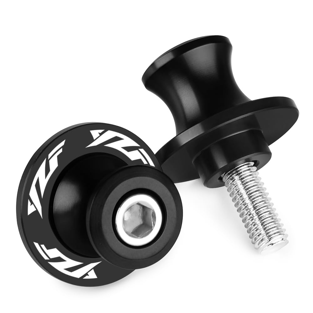 TREONK M6 Ständeraufnahme - Montageständer Adaptr Motorrad Prismabuchsen Bobbins Kompatible für YZF R1 R3 R6 R6S R25 R125 600R YZFR7 YZFR6 von TREONK