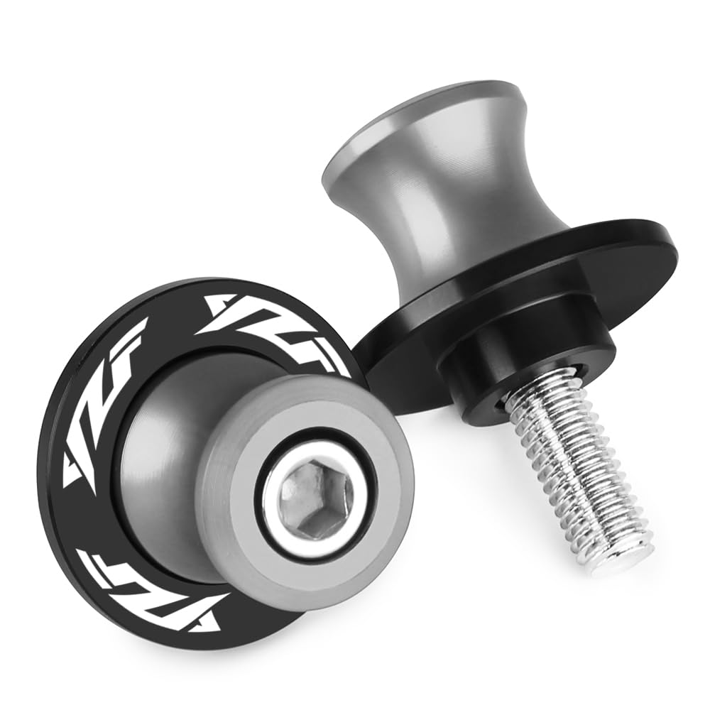 TREONK M6 Ständeraufnahme - Montageständer Adaptr Motorrad Prismabuchsen Bobbins Kompatible für YZF R1 R3 R6 R6S R25 R125 600R YZFR7 YZFR6 von TREONK