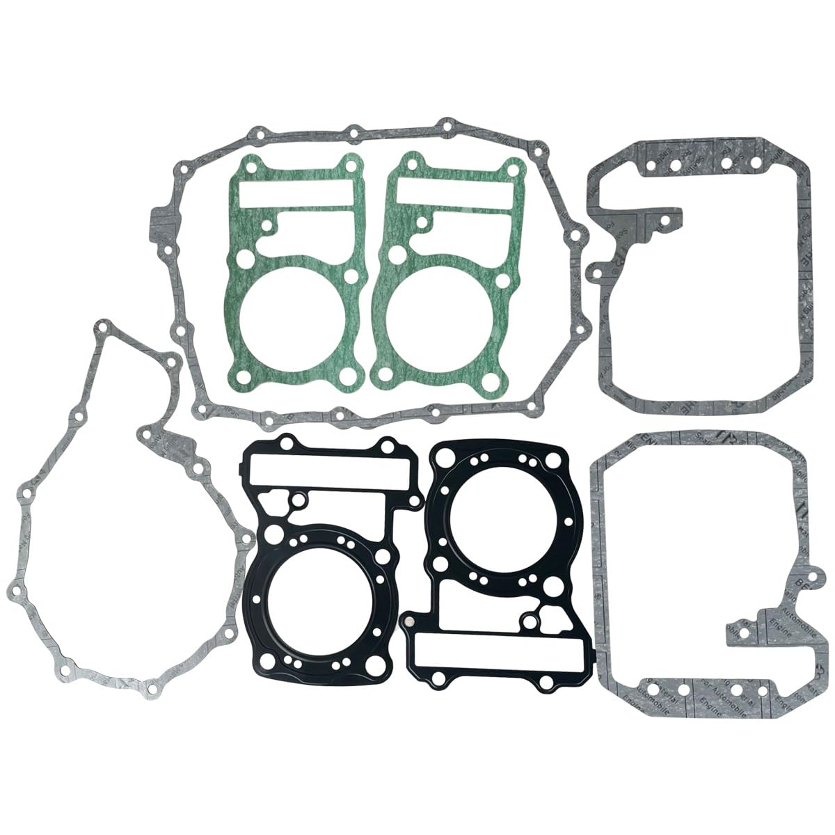 Kompletter Motorradmotor-Kurbelgehäuse- und Kupplungsdeckel-Dichtungssatz, kompatibel mit XL600V Transalp 600 1987–1988 von TREUQM