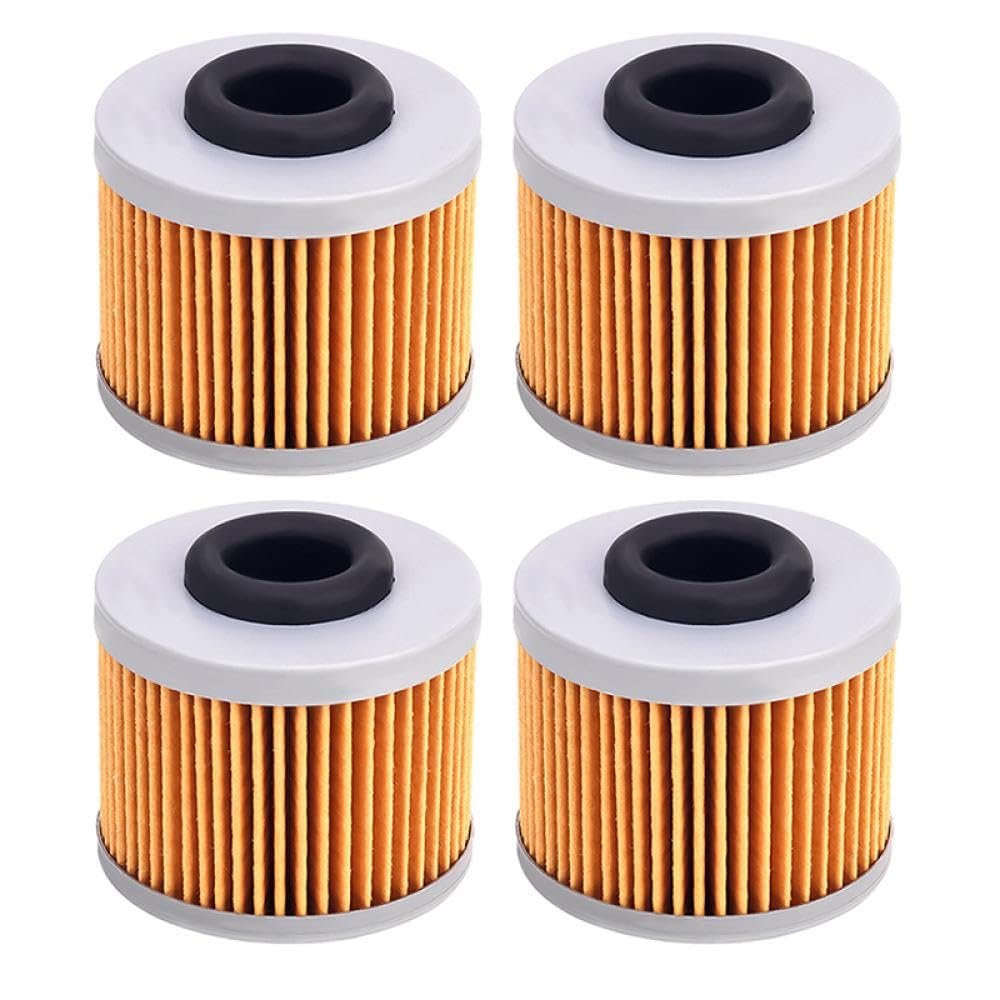 Motorrad-Ölfilter kompatibel mit Brutale F3 675 2012–2016 F3 800 2013 2014 2015 2016 HF569(4PCS) von TREUQM