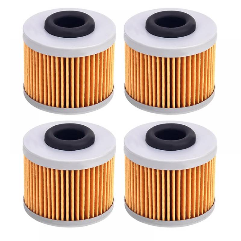 Motorrad-Ölfilter kompatibel mit Brutale F3 675 2012–2016 F3 800 2013 2014 2015 2016 HF569(4PCS) von TREUQM