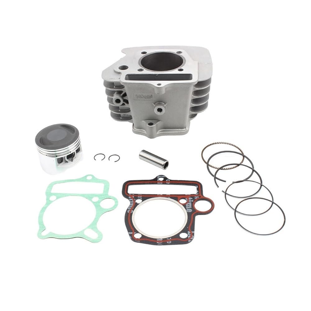 YX 140 56 mm Pitbike Motorteile, Zylinderkolbenkörper, Stiftringe, Dichtung, kompatibel mit YX140cc Quad ATV Motorrad (ein Set) von TREUQM